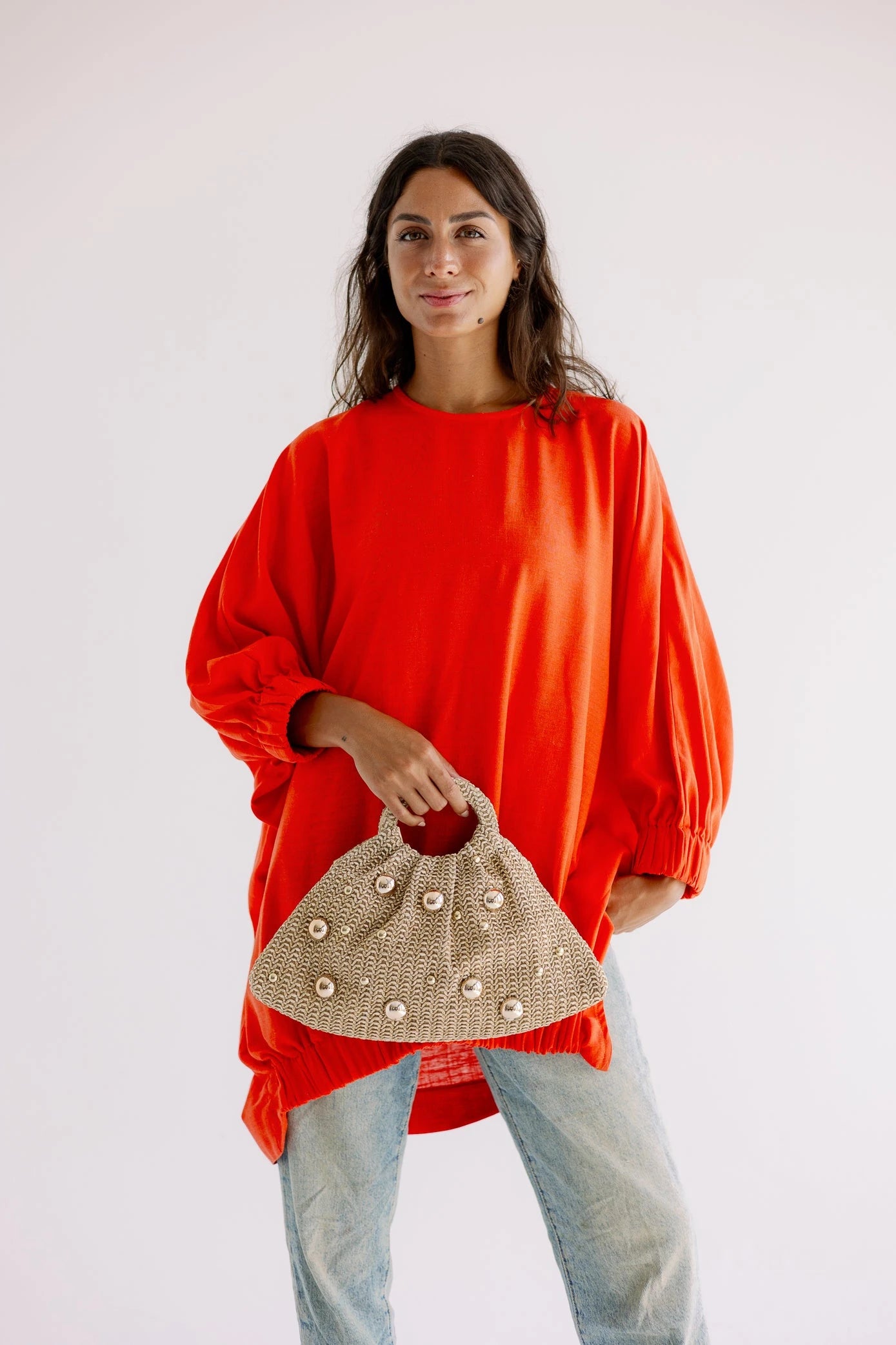 Not Sisters Everyday Basic SS Blouse - White main image 1