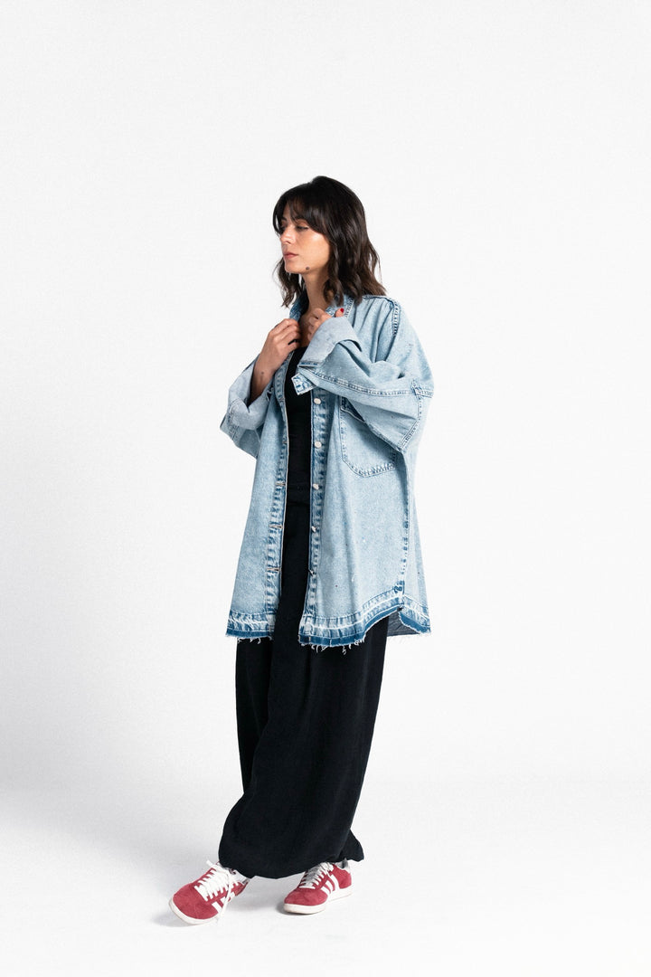Splash It Up Denim Shirt