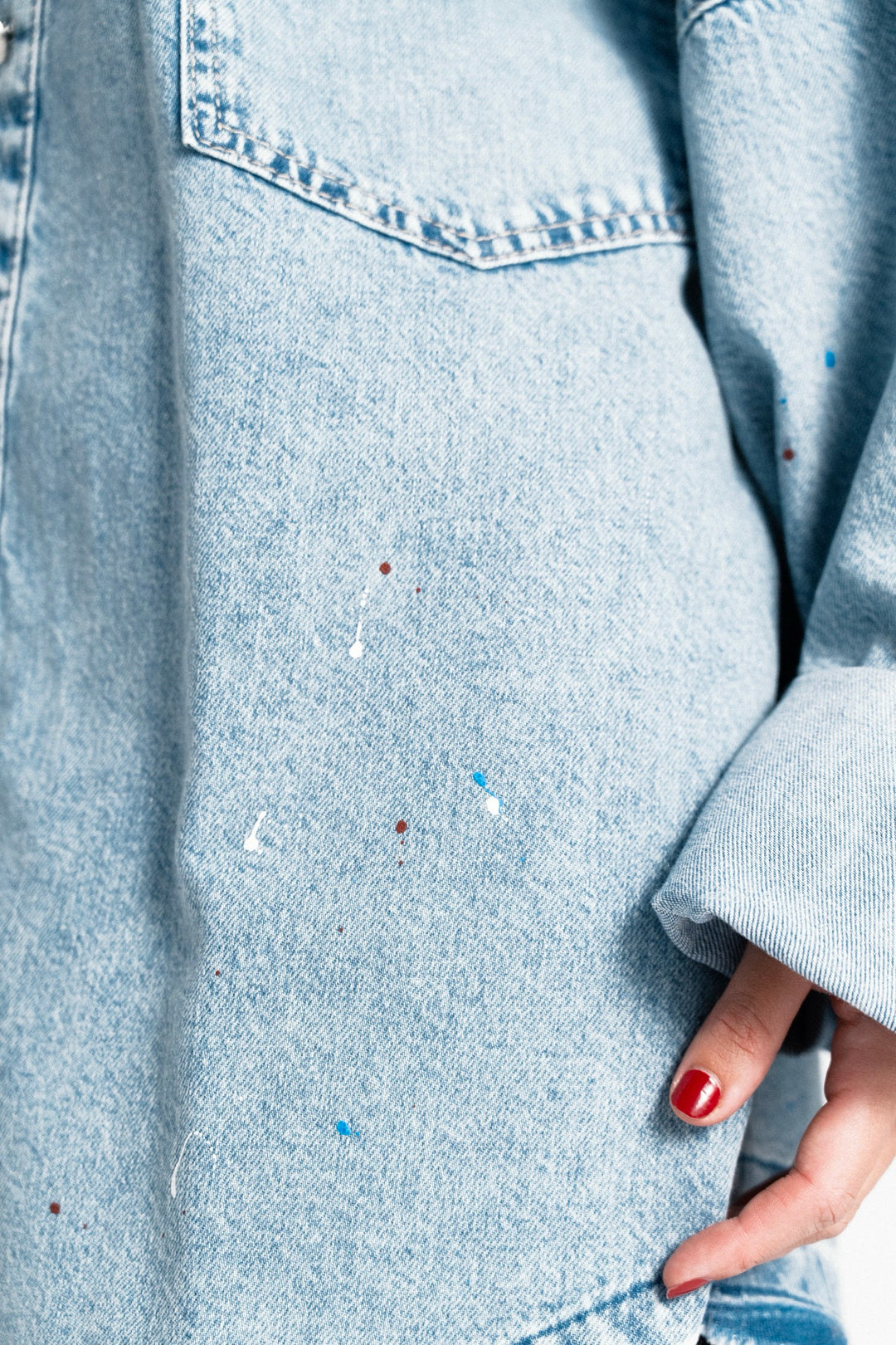 Splash It Up Denim Shirt