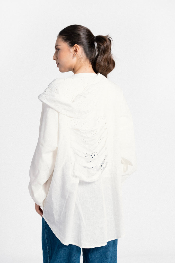 The Cut-out Linen Jacket