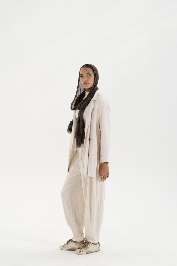The Buttoned Slits Blazer