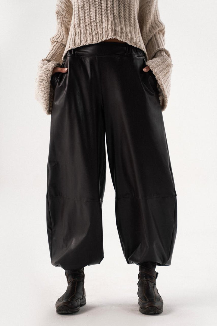 Balloon Leather Pants