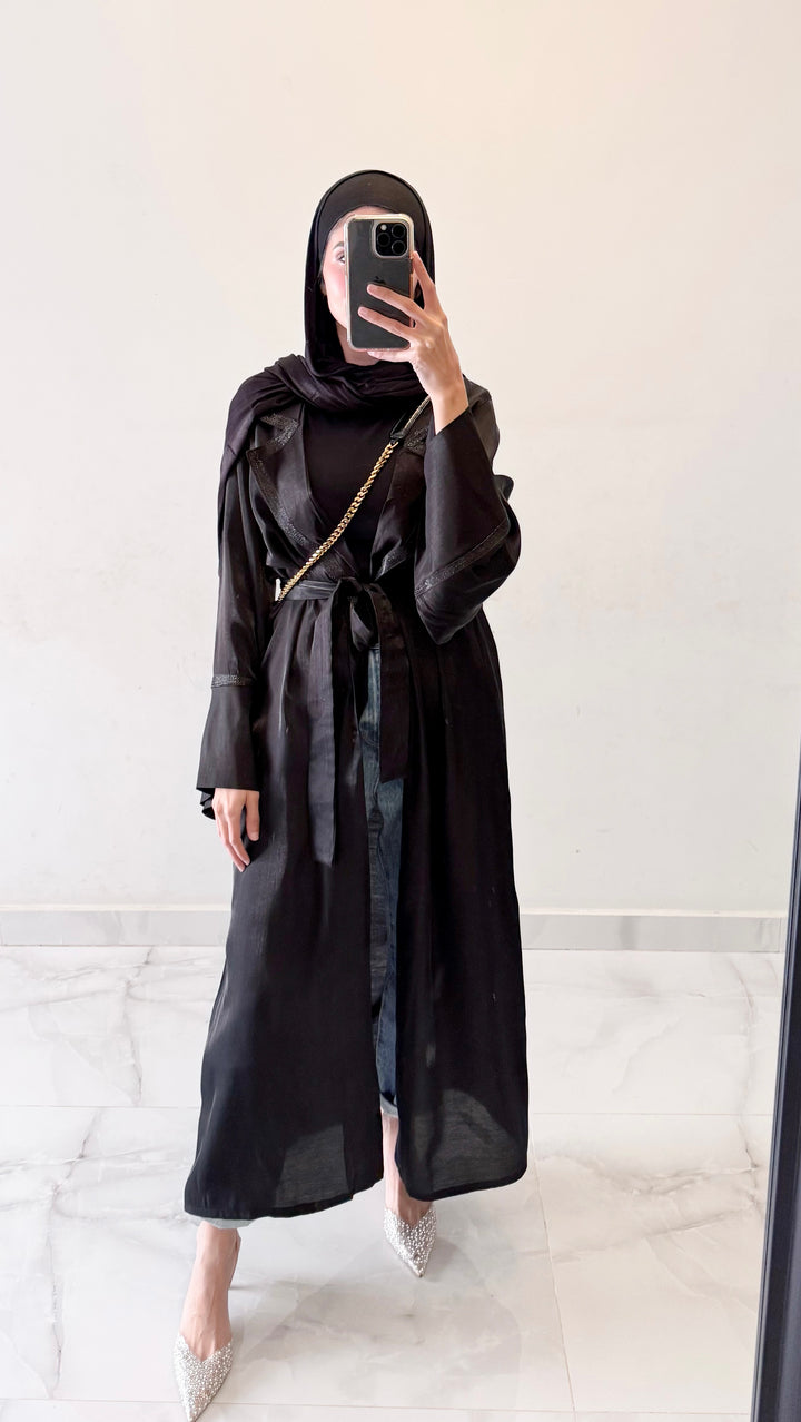 The Dual Texture Abaya