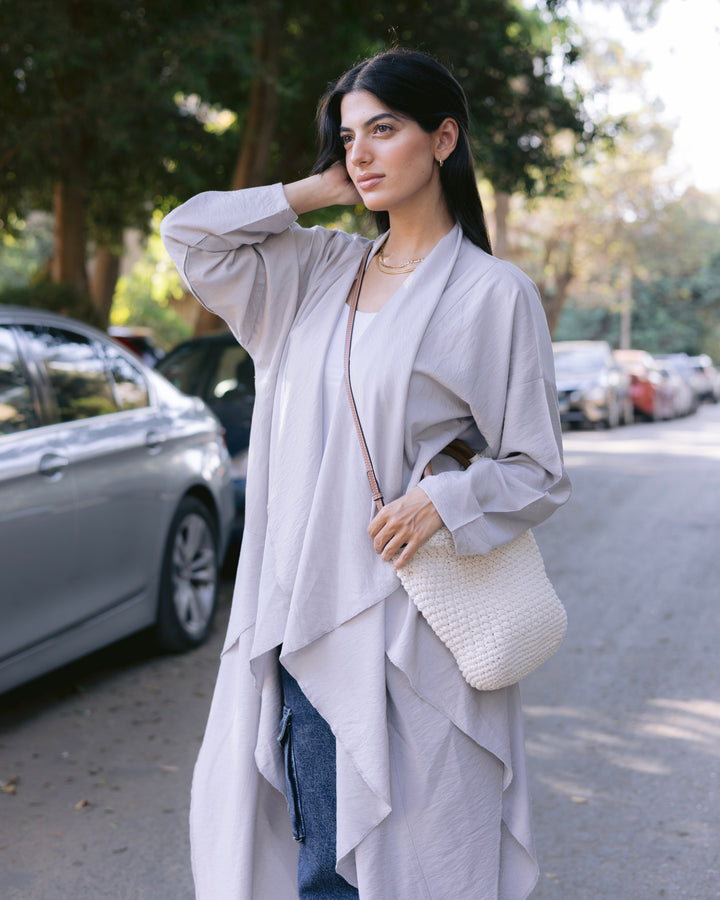 Asymmetrical cardigan