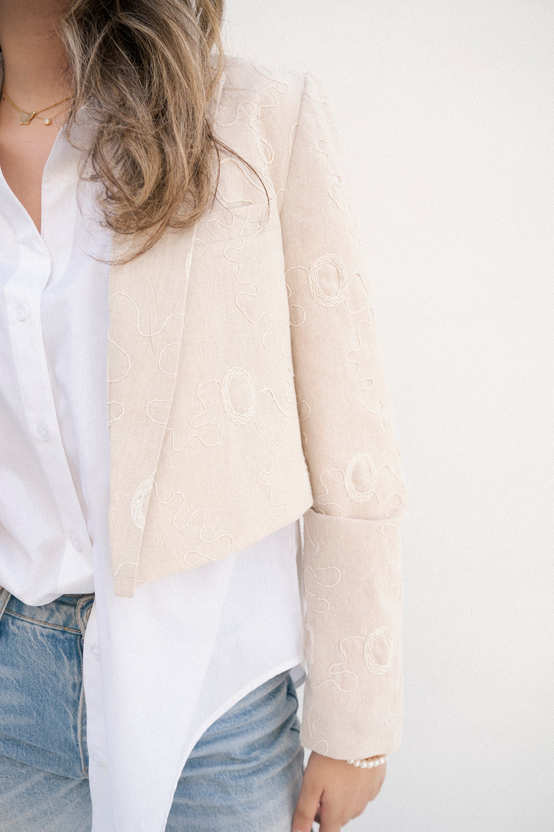 Cropped blazer