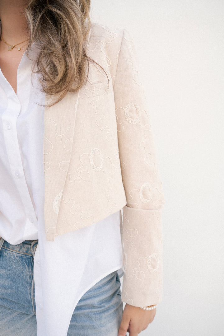 Cropped blazer