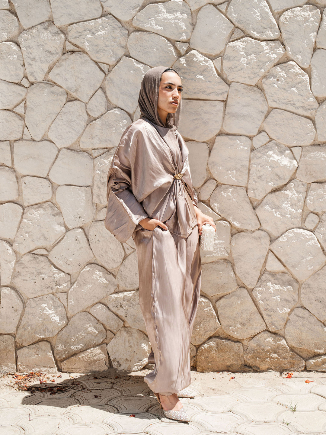 Luxe Drape Set - Champain