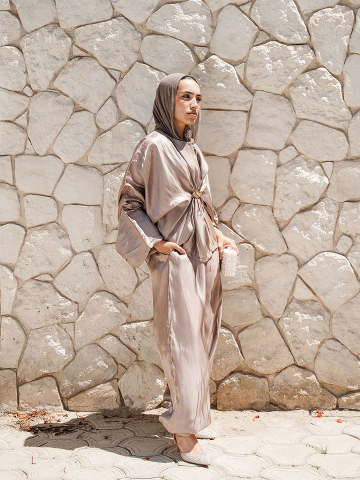 Luxe Drape Set - Champain