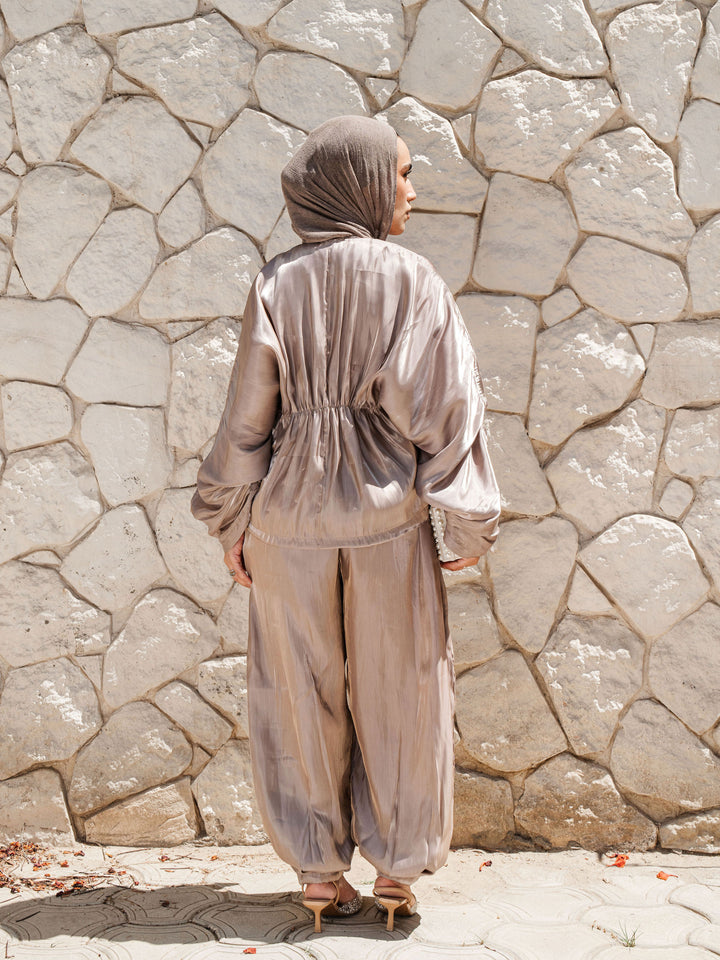 Luxe Drape Set - Champain
