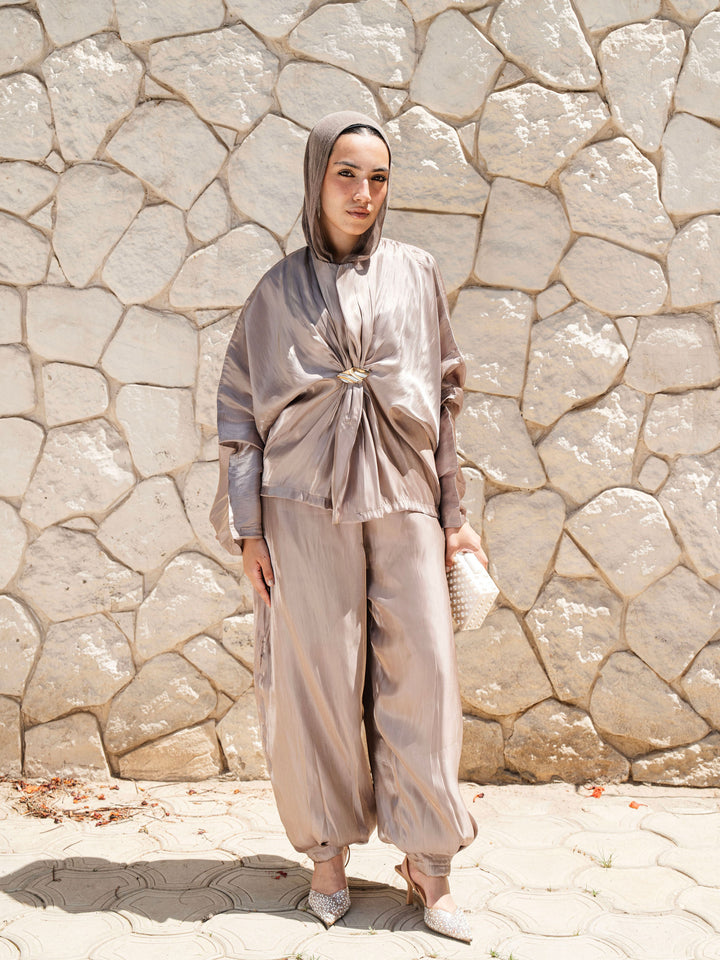 Luxe Drape Set - Champain