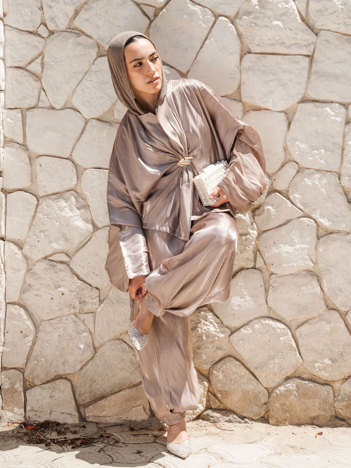 Luxe Drape Set - Champain