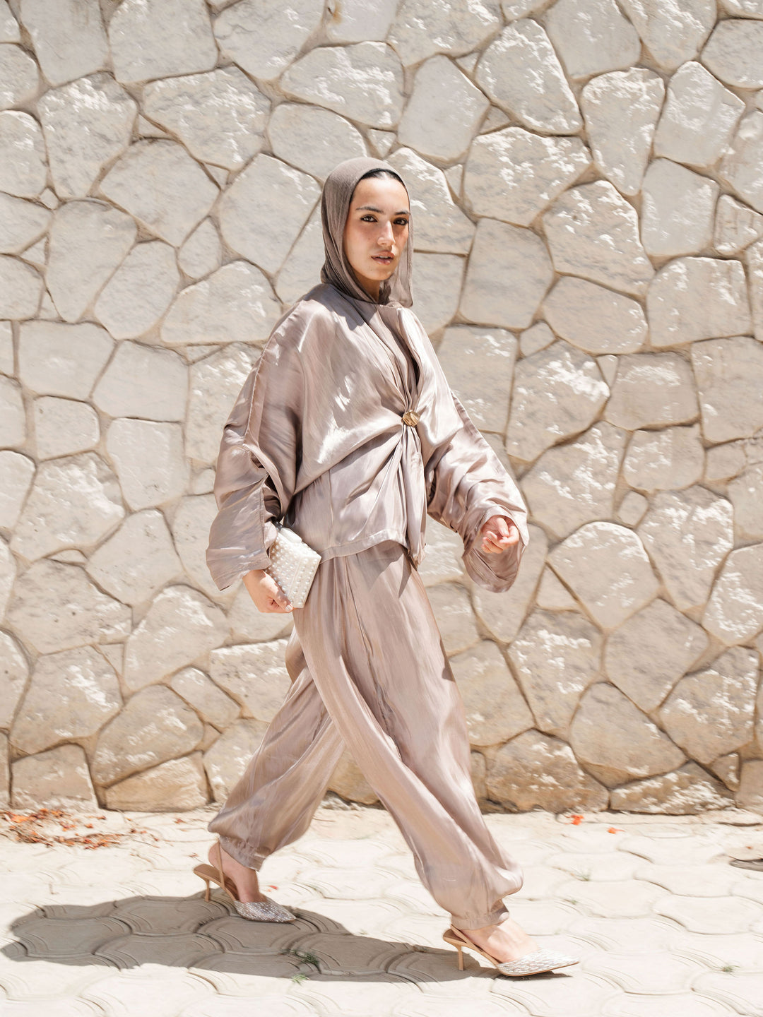 Luxe Drape Set - Champain