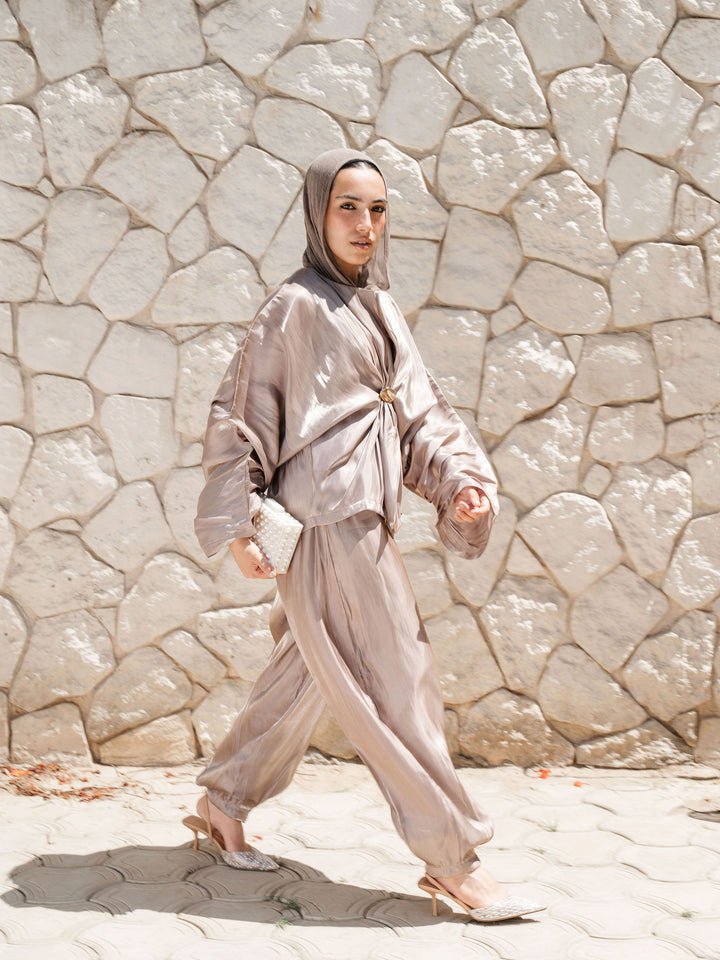 Luxe Drape Set - Champain