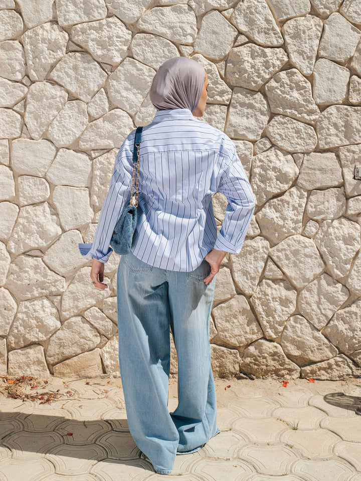 Signature Stripe Shirt - Blue