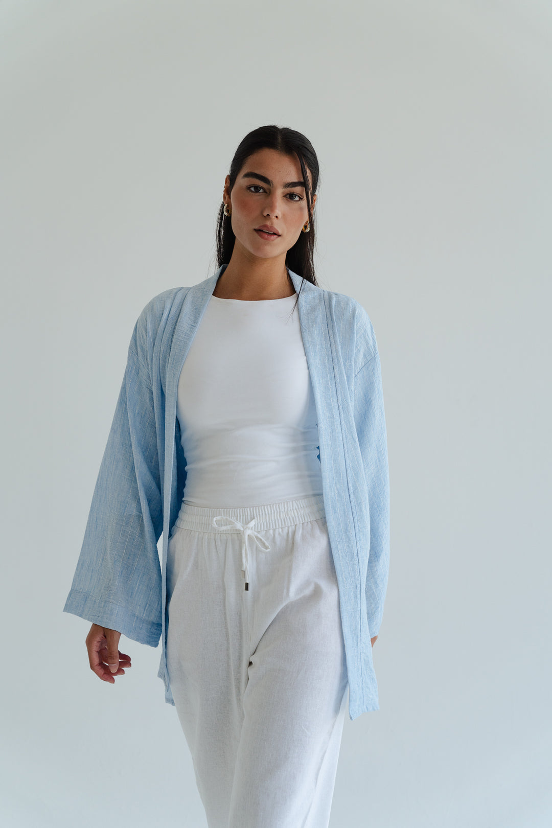 The Linen Wrap top