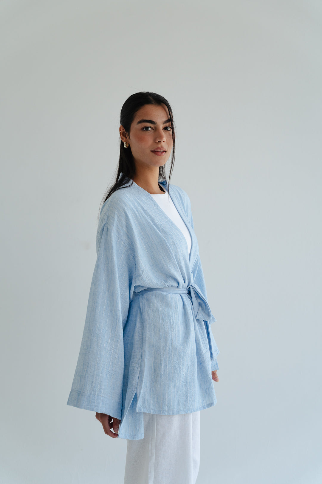 The Linen Wrap top