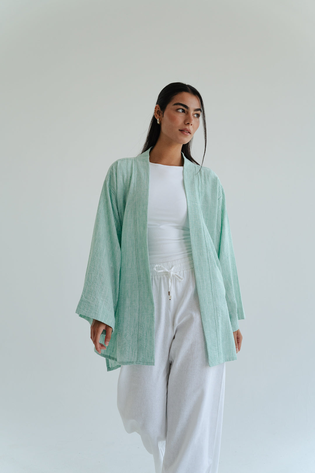 The Linen Wrap top