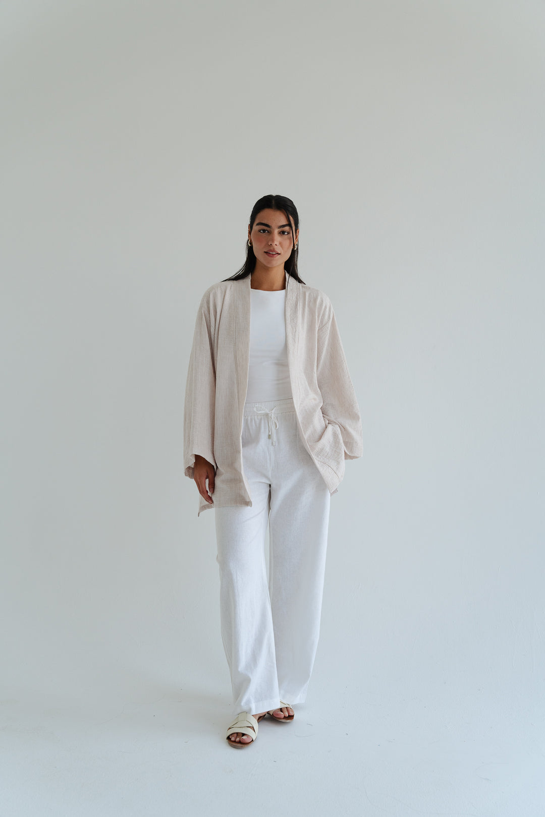The Linen Wrap top