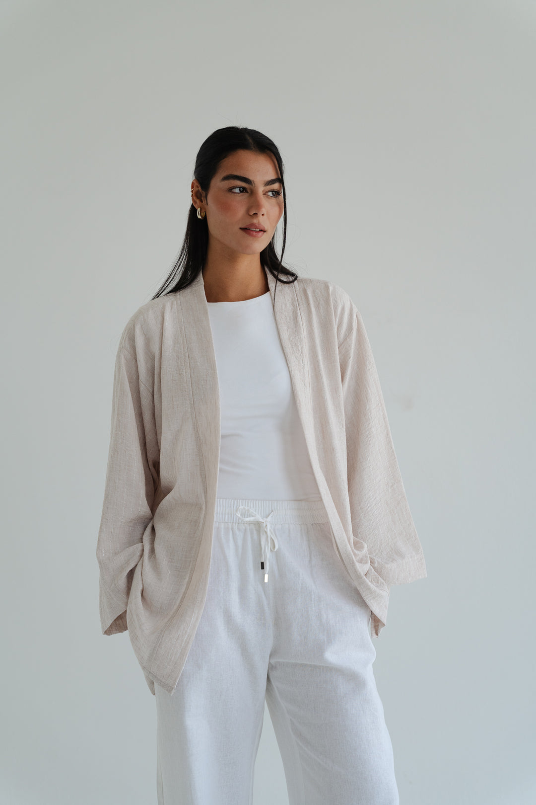 The Linen Wrap top