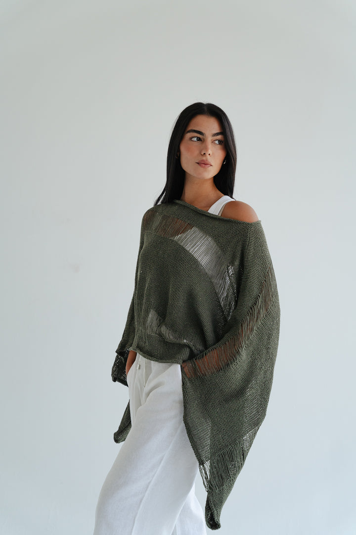 Handwoven Knit Top