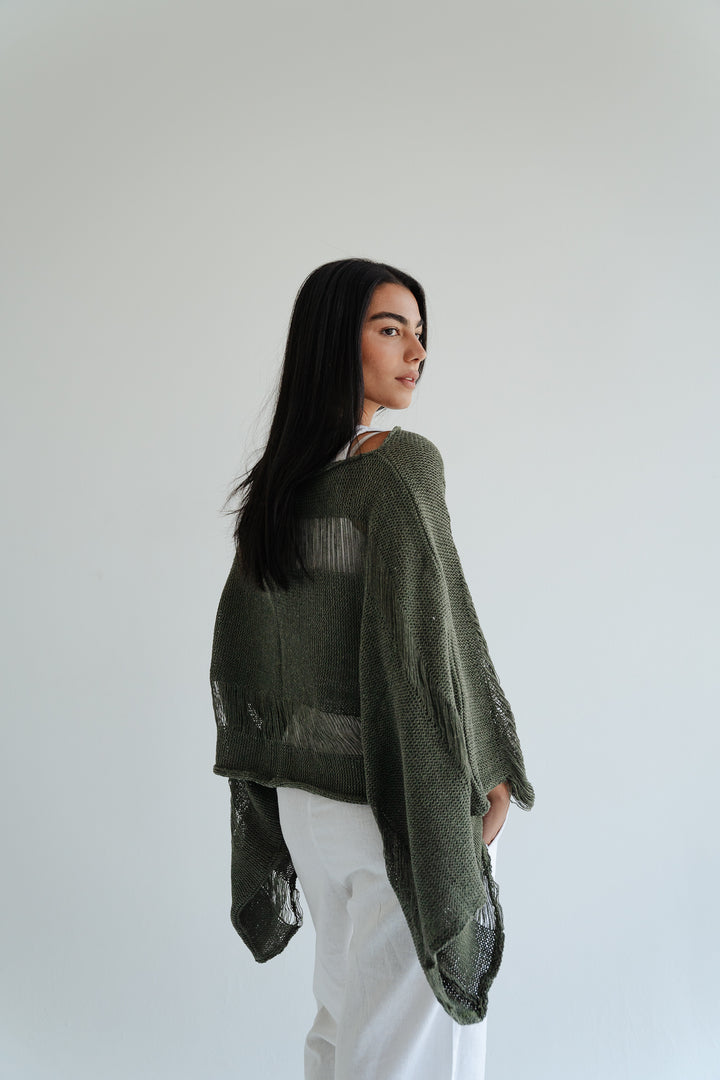 Handwoven Knit Top