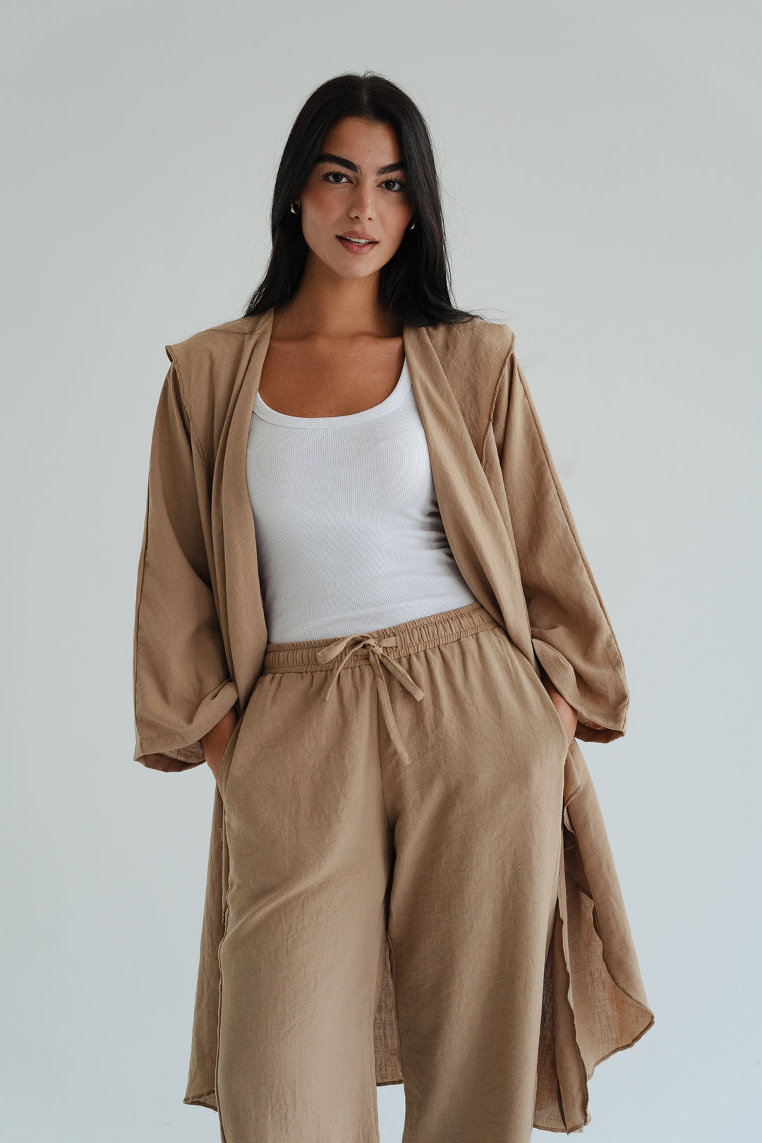 Ripple Linen Cardigan