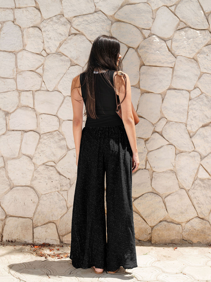 Glam Knit Pants - Black