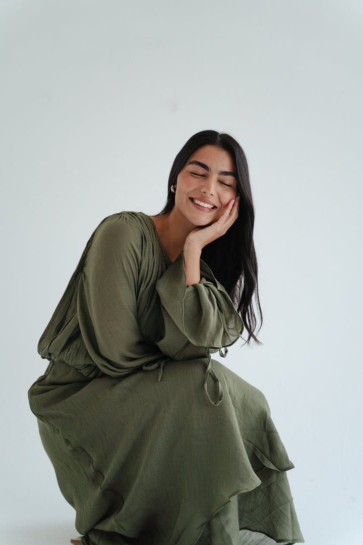 The Gather Maxi dress