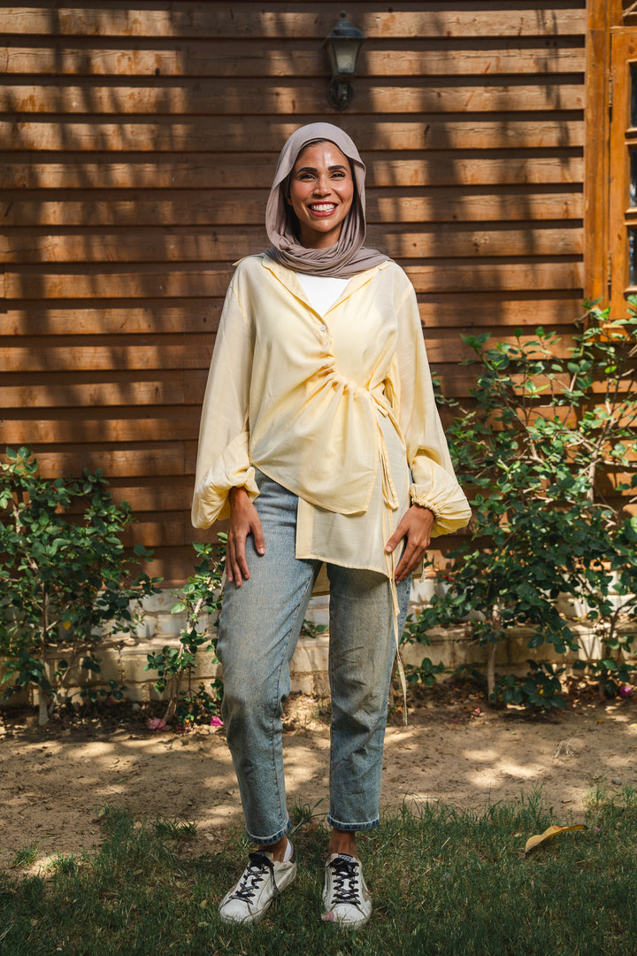 The Wrap Button Shirt
