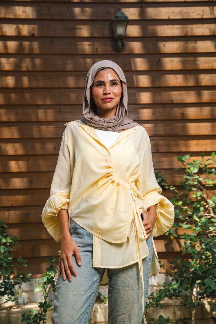 The Wrap Button Shirt