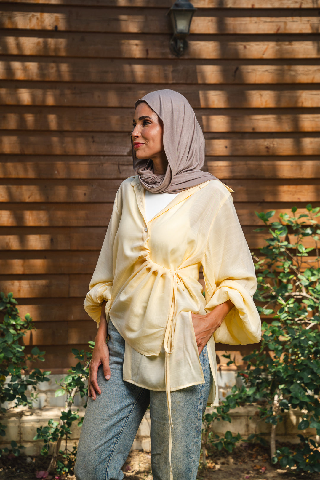 The Wrap Button Shirt