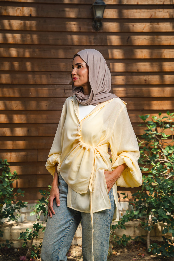 The Wrap Button Shirt