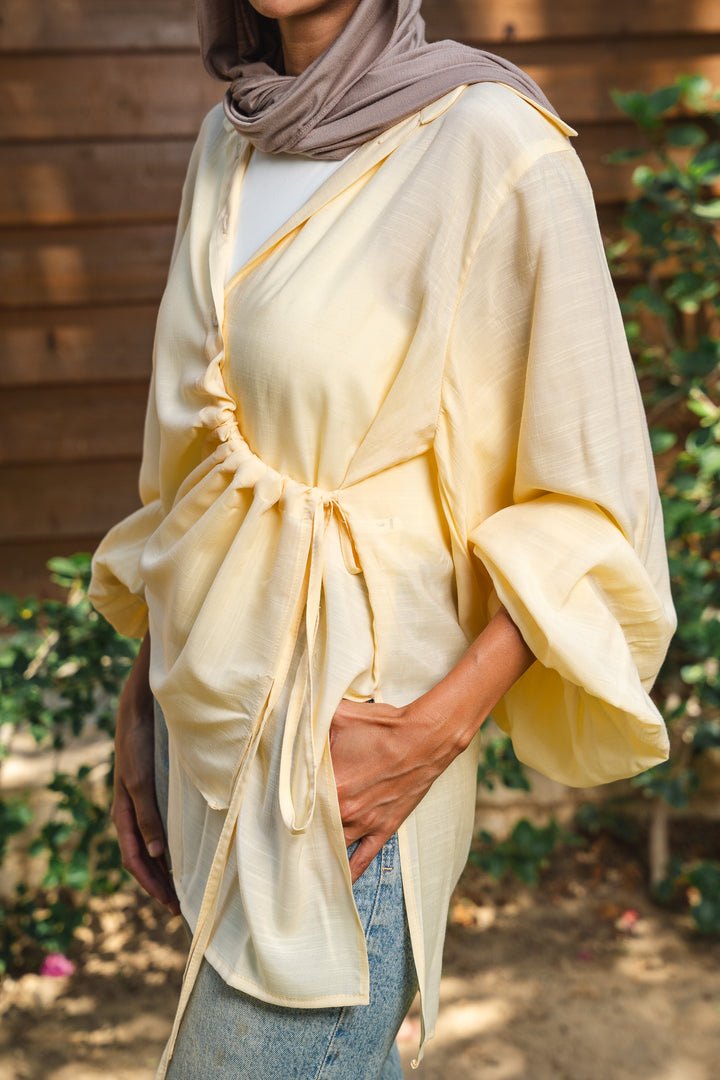 The Wrap Button Shirt