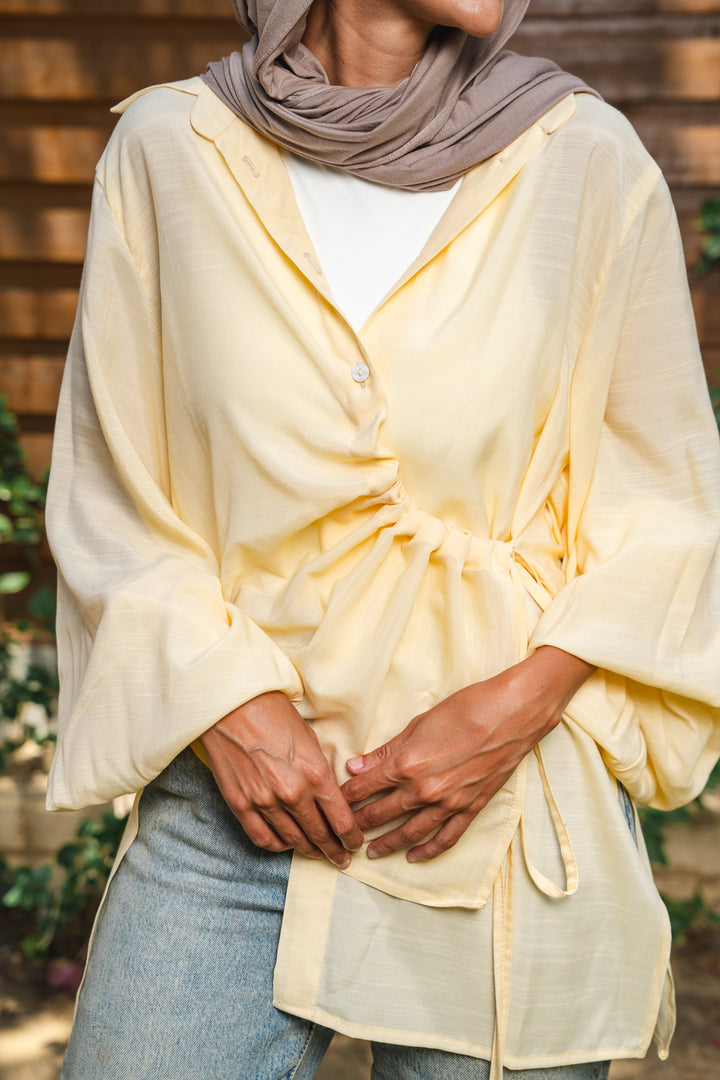 The Wrap Button Shirt
