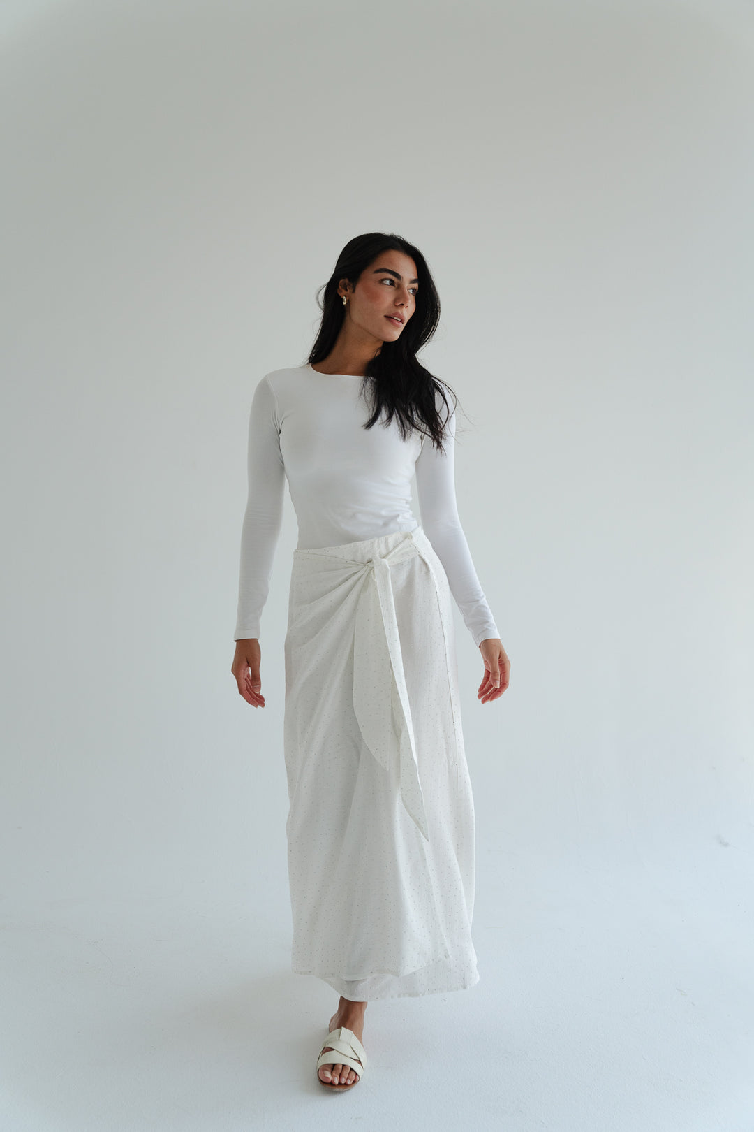 Tie-Waist Sparkle Skirt