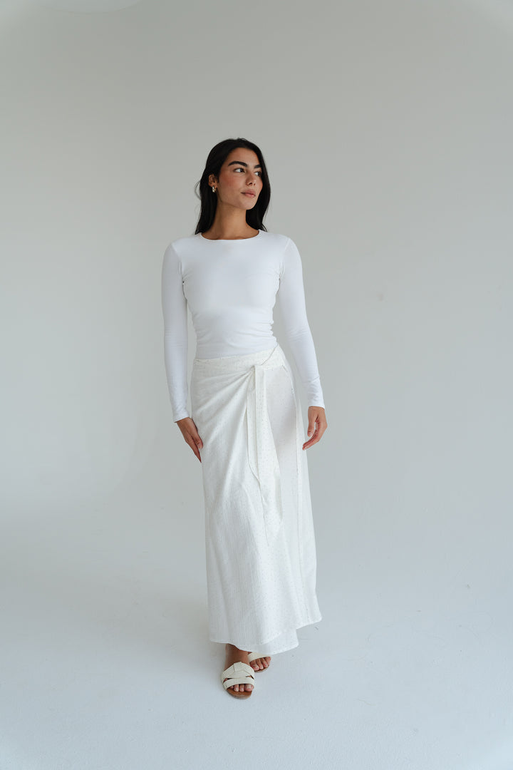 Tie-Waist Sparkle Skirt