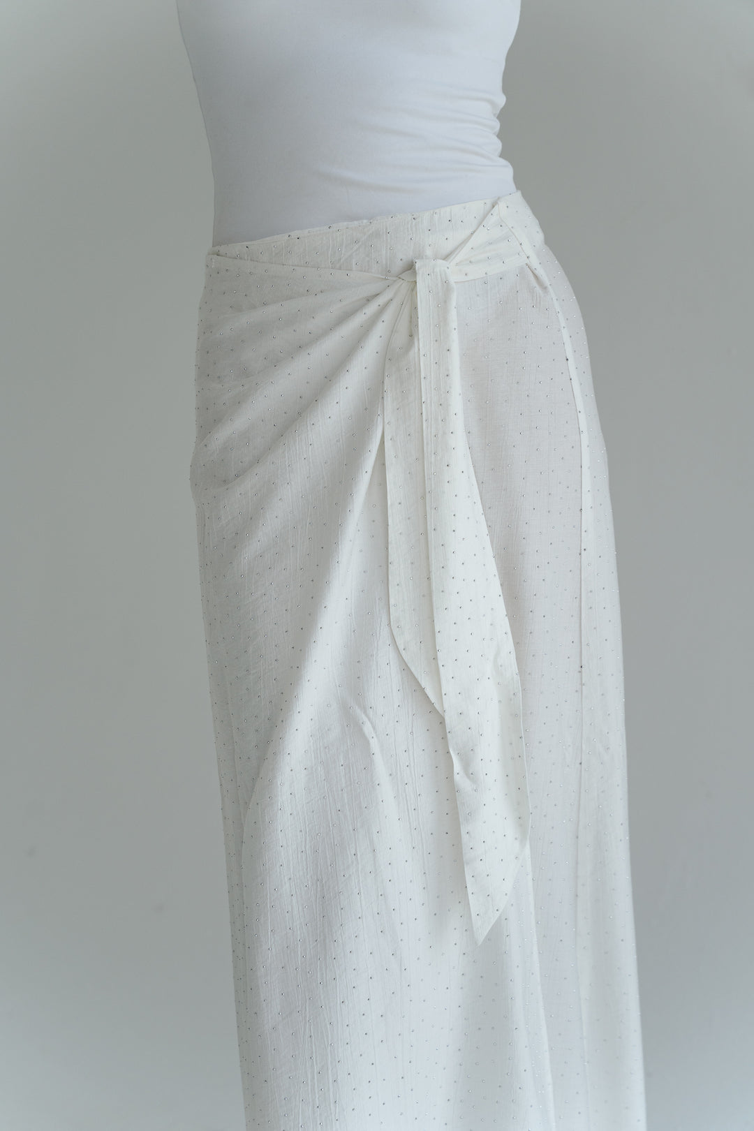 Tie-Waist Sparkle Skirt
