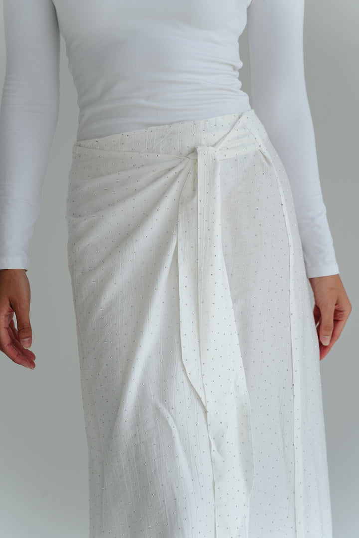 Tie-Waist Sparkle Skirt