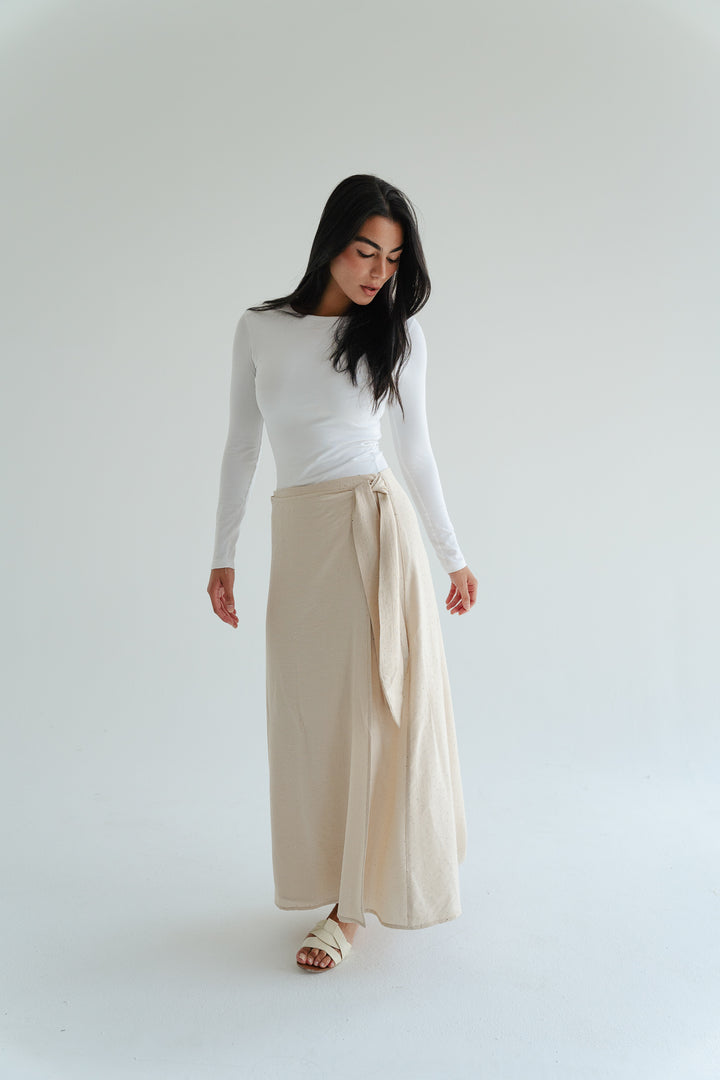 Tie-Waist Sparkle Skirt