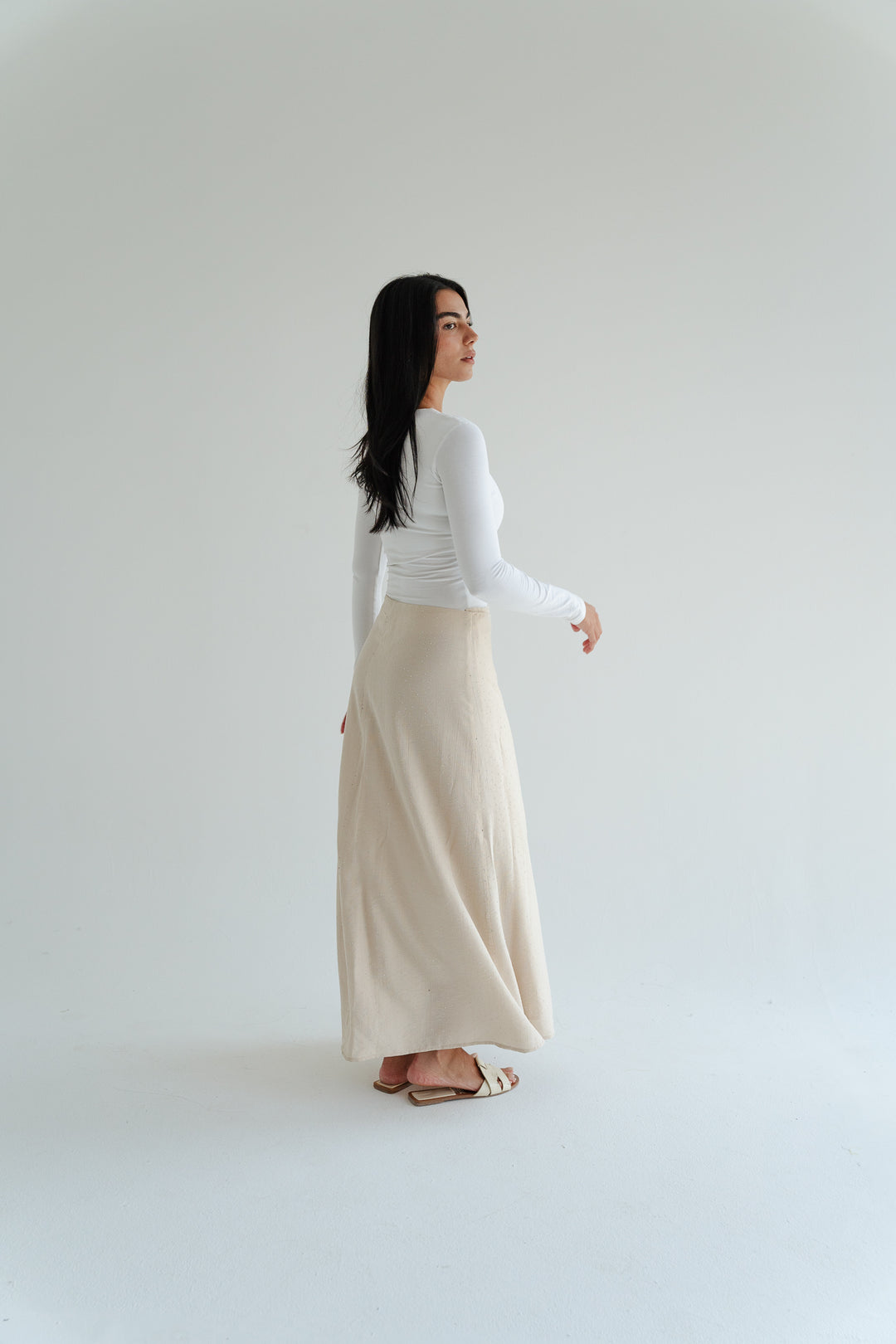 Tie-Waist Sparkle Skirt