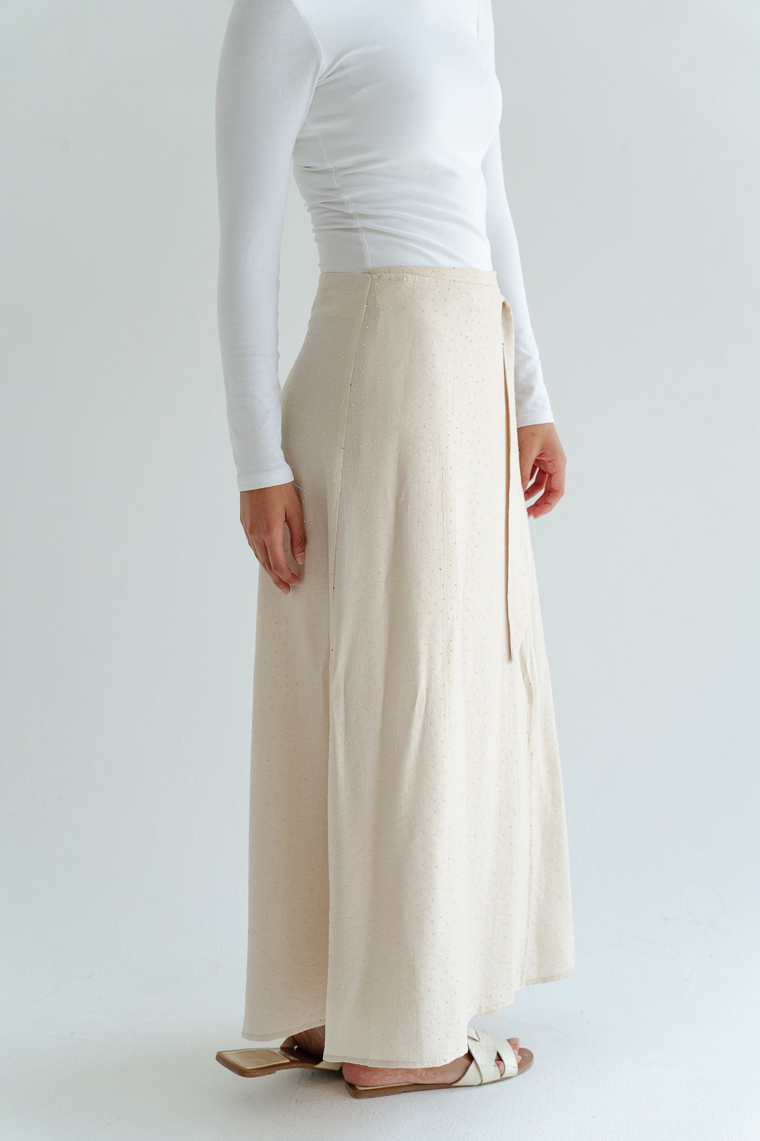 Tie-Waist Sparkle Skirt