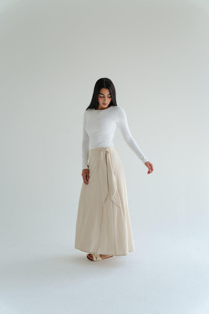Tie-Waist Sparkle Skirt