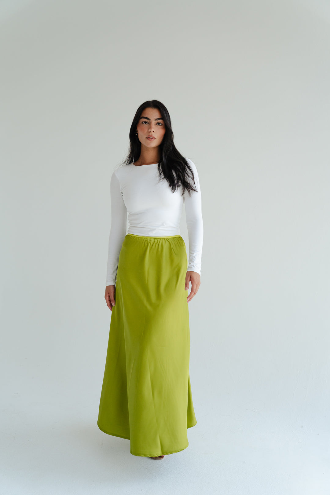 Satin Maxi Skirt