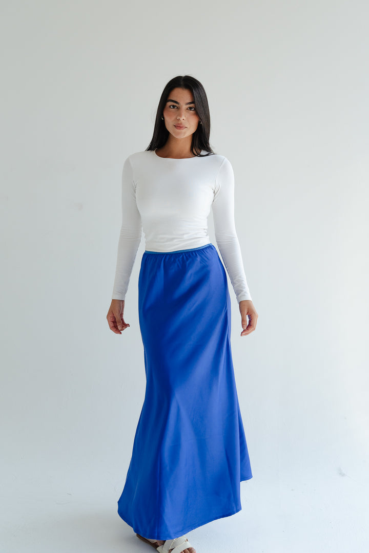 Satin Maxi Skirt