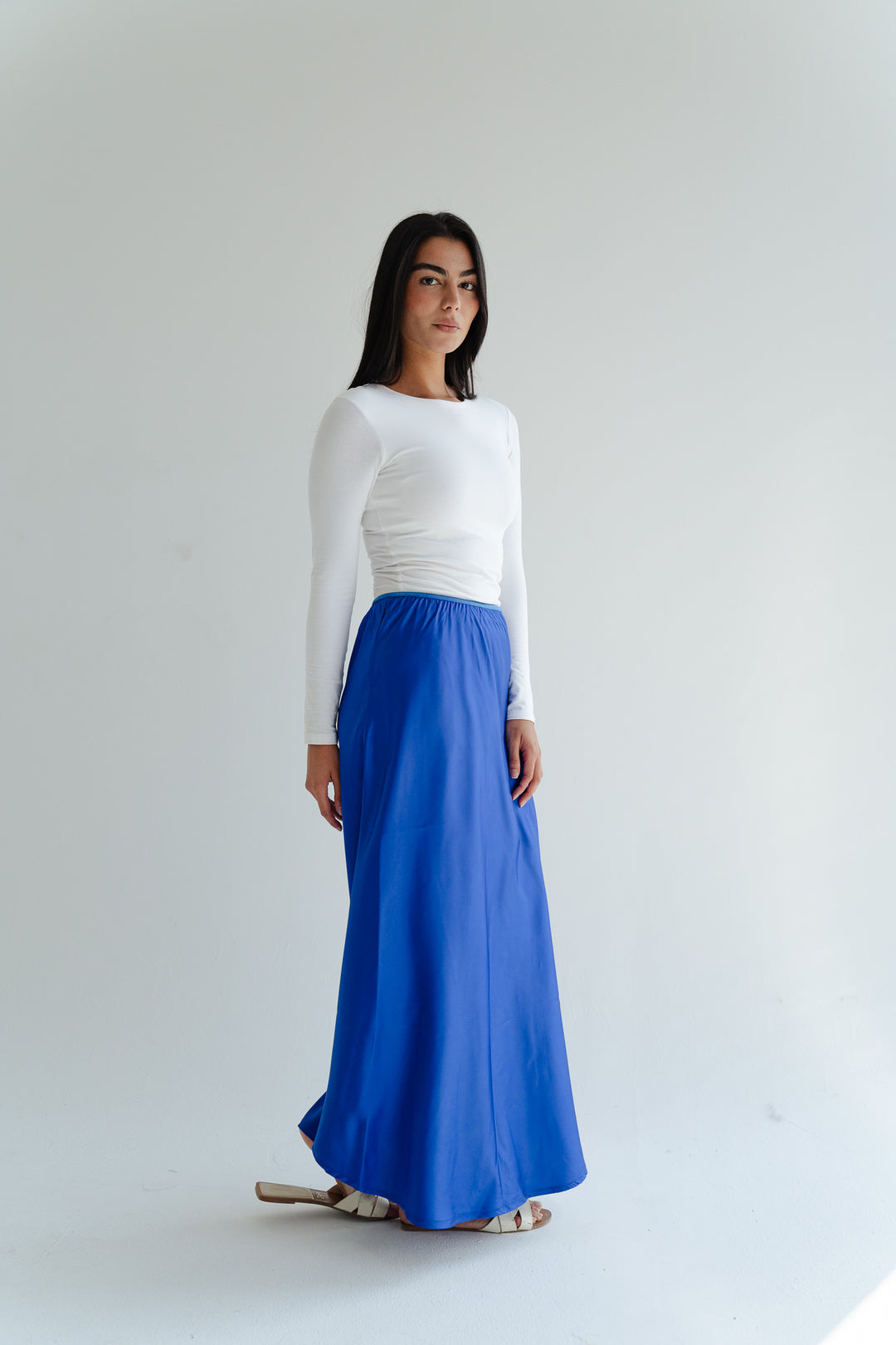 Satin Maxi Skirt