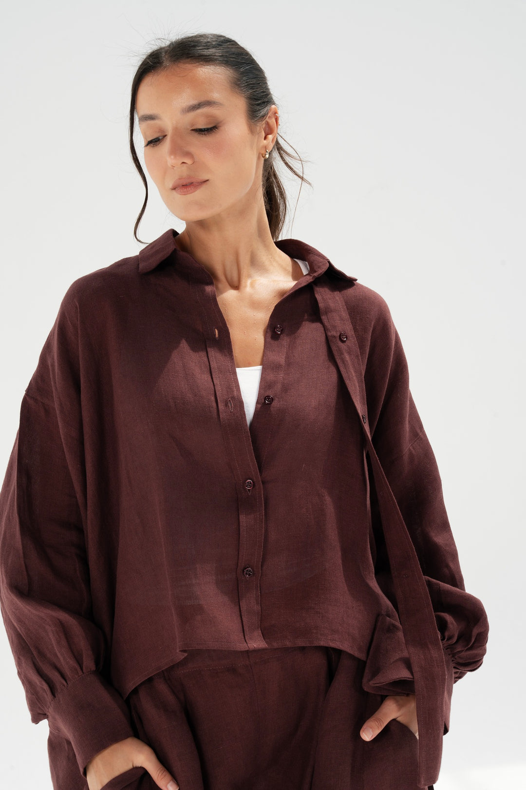 Linen butttoned Shirt