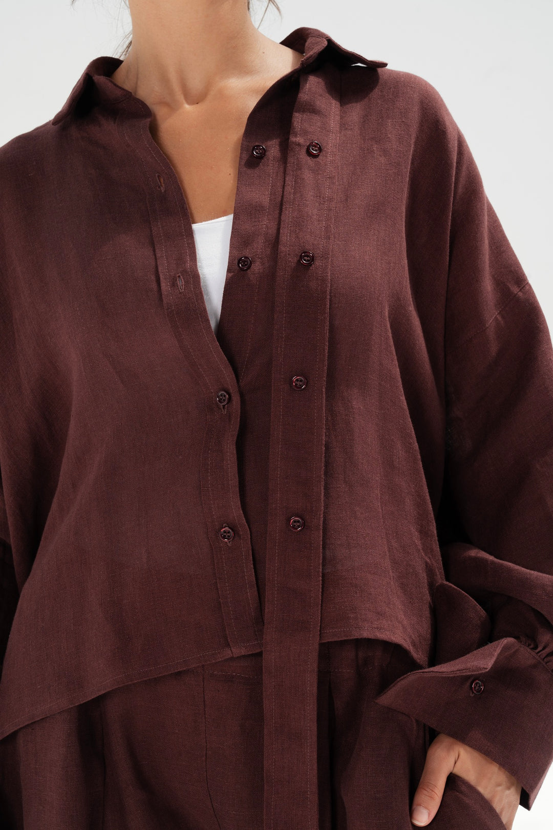 Linen butttoned Shirt