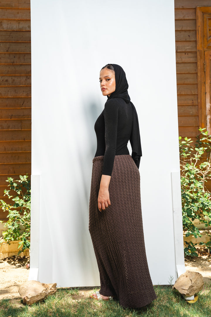 Knit Maxi Skirt (Fully lined)