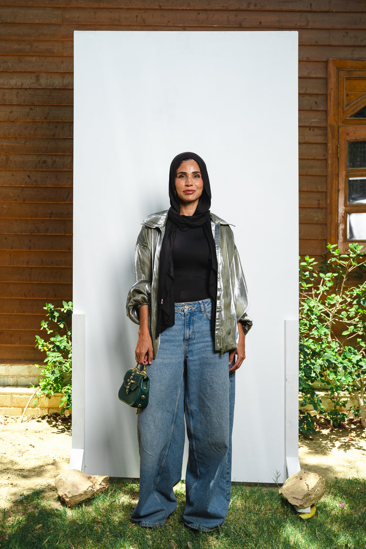 Metallic Zipper Jacket