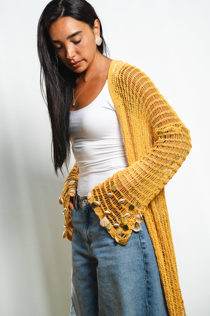 The Shell Trim Kimono